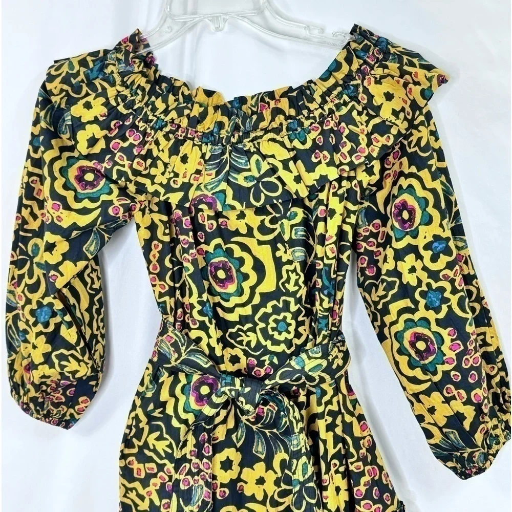 Cleobella Thala Mini Dress Yellow